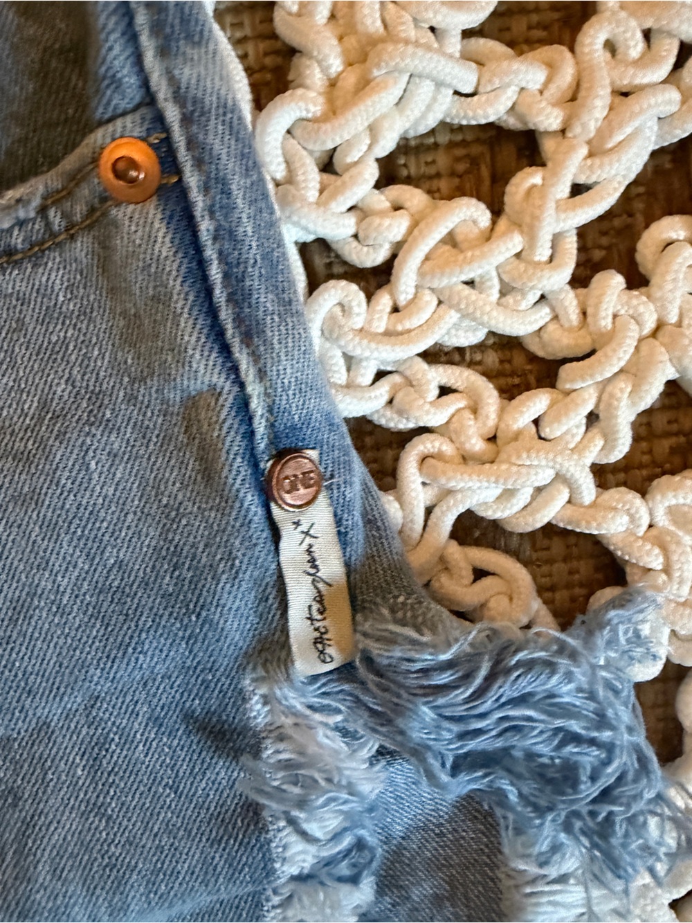 One Teaspoon Frankies Long Length Denim Shorts - Hollywood - Picture 8 of 9